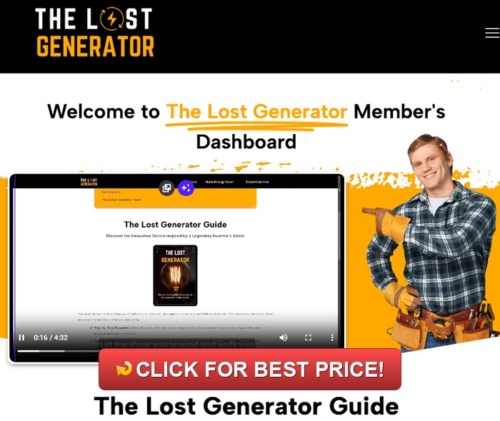 The Lost Generator Reviews: Consumer Reports Complaints & Edison Generator Analysis.  Is it a Scam?