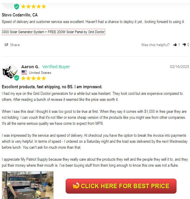 Grid Doctor 3300 Reviews: Consumer Reports & Solar Generator Tests