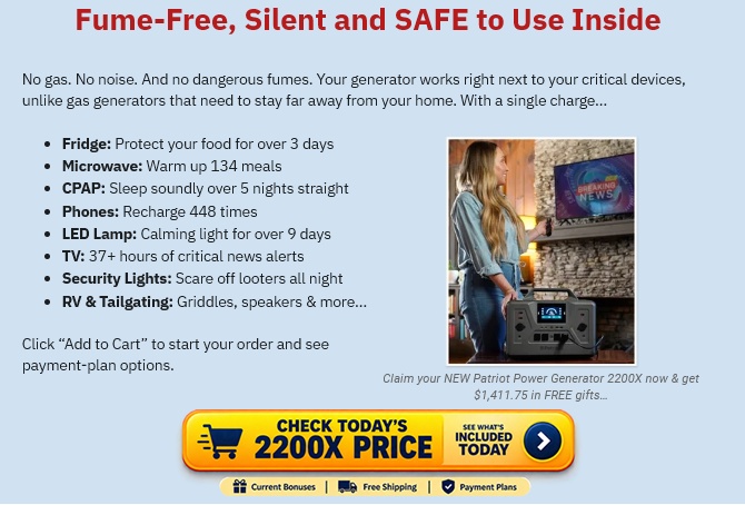 Patriot Power Generator 2200X Review: A Serious Solar Backup System for Home Emergencies