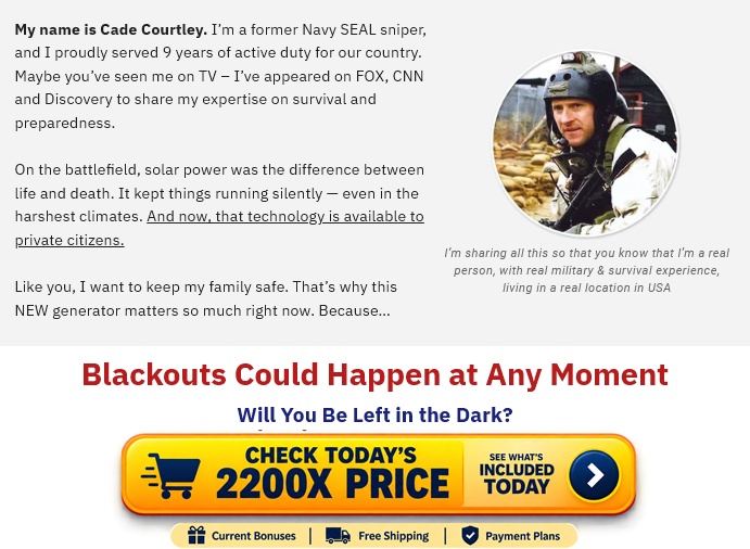 Who Is the Patriot Power Solar Generator 2200X Best For?