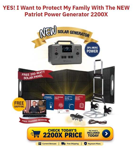 Who Is the Patriot Power Solar Generator 2200X Best For?